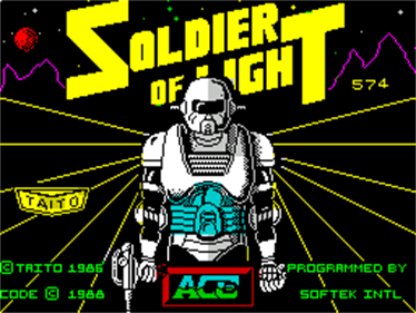 Soldier of Light  - Screenshot - Game Title Image