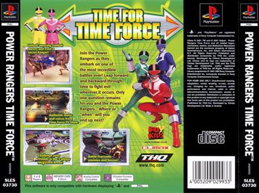 Power Rangers: Time Force - Box - Back Image