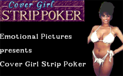 Cover Girl Strip Poker - Screenshot - Game Title Image