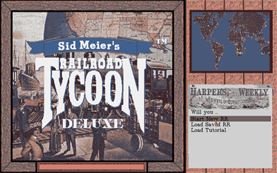 Railroad Tycoon Deluxe - Screenshot - Game Title Image