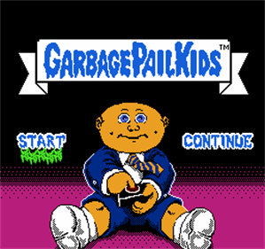 Garbage Pail Kids: Mad Mike and the Quest for Stale Gum - Screenshot - Game Title Image
