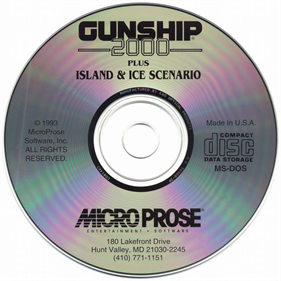 Gunship 2000: CD-ROM Edition - Disc Image