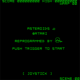 Asteroids - Screenshot - Game Title Image