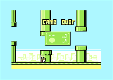 Flappy Bird - Screenshot - Game Over Image