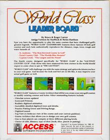 World Class Leader Board - Box - Back Image