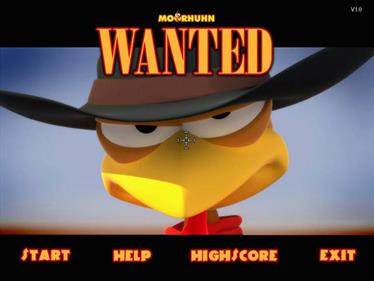 Moorhuhn Wanted - Screenshot - Game Title Image