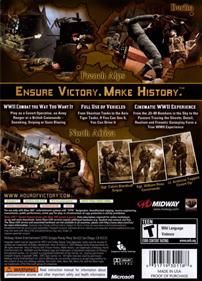 Hour of Victory - Box - Back Image