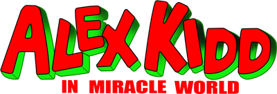 Alex Kidd in Miracle World - Clear Logo Image