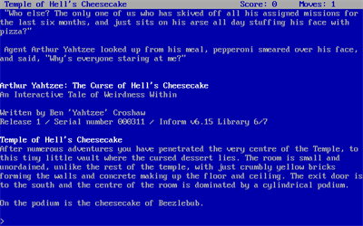 Arthur Yahtzee: The Curse of Hell's Cheesecake - Screenshot - Game Title Image