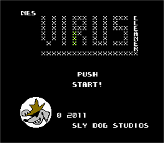 NES Virus Cleaner - Screenshot - Game Title Image
