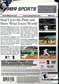 MLB 2005 - Box - Back Image