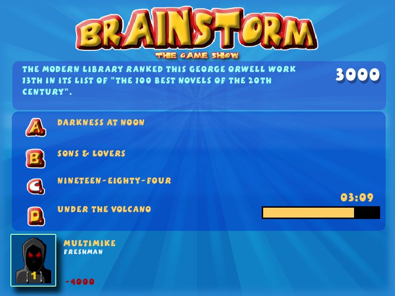 Brainstorm The Game Show