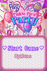 My Little Pony: Pinkie Pie's Party - Screenshot - Game Select Image