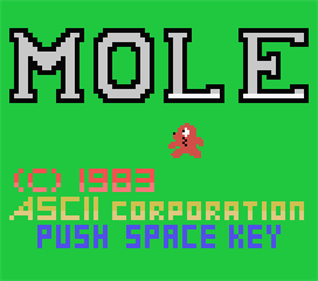 Mole - Screenshot - Game Title Image