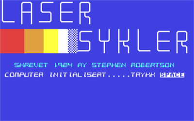 Laser Cycles - Screenshot - Game Title Image