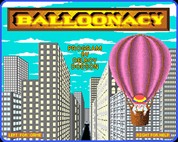 Balloonacy - Screenshot - Game Title Image
