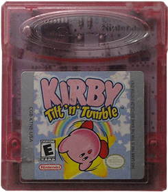Kirby Tilt 'n' Tumble - Cart - Front Image