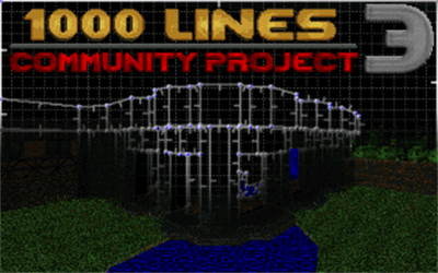 1000 Lines Community Project 3 - Screenshot - Game Title Image