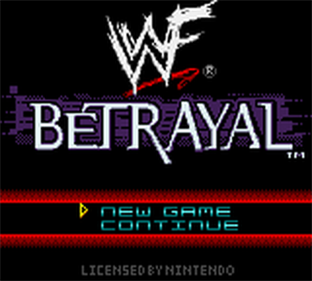 WWF Betrayal - Screenshot - Game Title Image