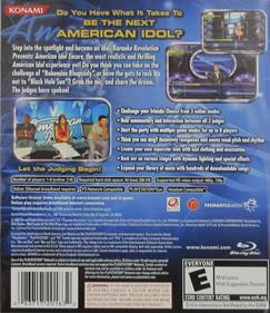 Karaoke Revolution Presents: American Idol Encore - Box - Back Image