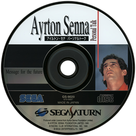 Ayrton Senna Personal Talk: Message for the future - Disc Image