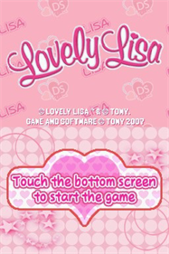 Lovely Lisa - Screenshot - Game Title Image