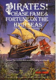 Sid Meier's Pirates! - Advertisement Flyer - Front Image