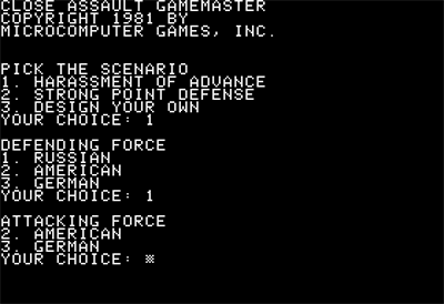 Close Assault - Screenshot - Game Select Image
