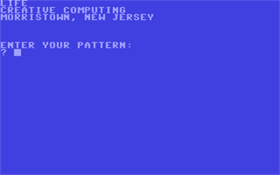 Life (Creative Computing) - Screenshot - Gameplay Image
