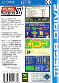 Premier Manager 97 - Box - Back Image