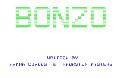 Bonzo - Screenshot - Game Title Image