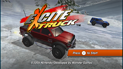 Excite Truck - Screenshot - Game Title Image