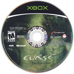 Curse: The Eye of Isis - Disc Image