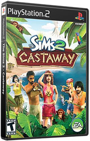 The Sims 2: Castaway - Box - 3D Image