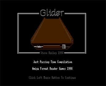 Glider - Screenshot - Game Title Image