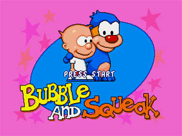 Bubble and Squeak - Screenshot - Game Title Image