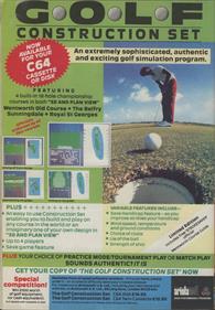 Golf Construction Set - Advertisement Flyer - Front Image