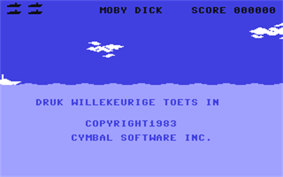 Moby Dick - Screenshot - Game Title Image