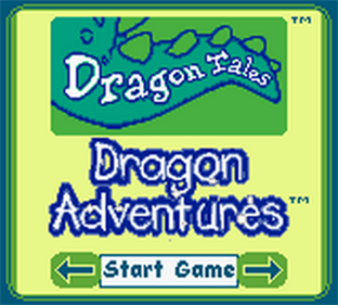 Dragon Tales: Dragon Adventures - Screenshot - Game Title Image