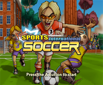Kidz Sports: International Soccer - Screenshot - Game Title Image