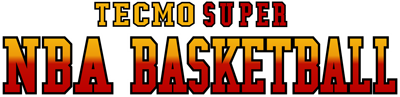 Tecmo Super NBA Basketball - Clear Logo Image