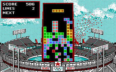Tetris (1987) - Screenshot - Gameplay Image