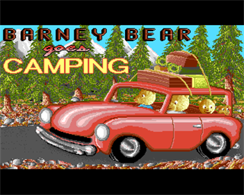 Barney Bear Goes Camping - Screenshot - Game Title Image