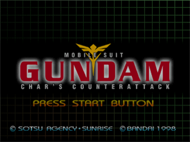 Kidou Senshi Gundam: Gyakushuu no Char - Screenshot - Game Title Image