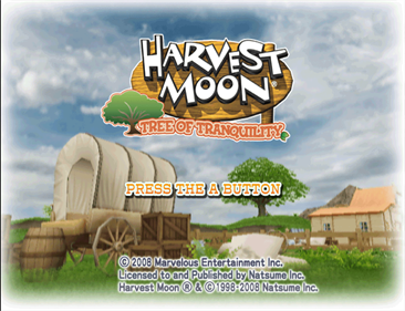 Harvest Moon: Tree of Tranquility - Screenshot - Game Title Image