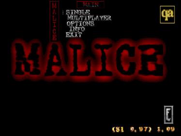 Malice: 23rd Century Ultraconversion for Quake - Screenshot - Game Title Image