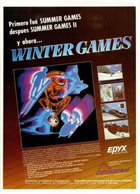 Winter Games - Advertisement Flyer - Front Image
