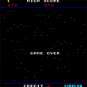 Destroyer (Cidelsa) - Screenshot - Game Over Image