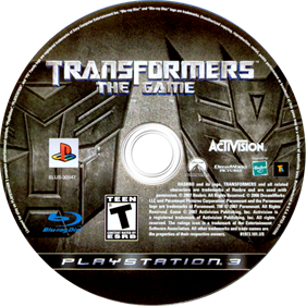 Transformers: The Game - Disc Image