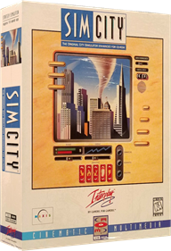 SimCity Enhanced CD-ROM - Box - 3D Image